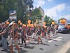 WbG-Mitarbeiter beim Festumzug zum 60. Plauener Spitzenfest 2019
